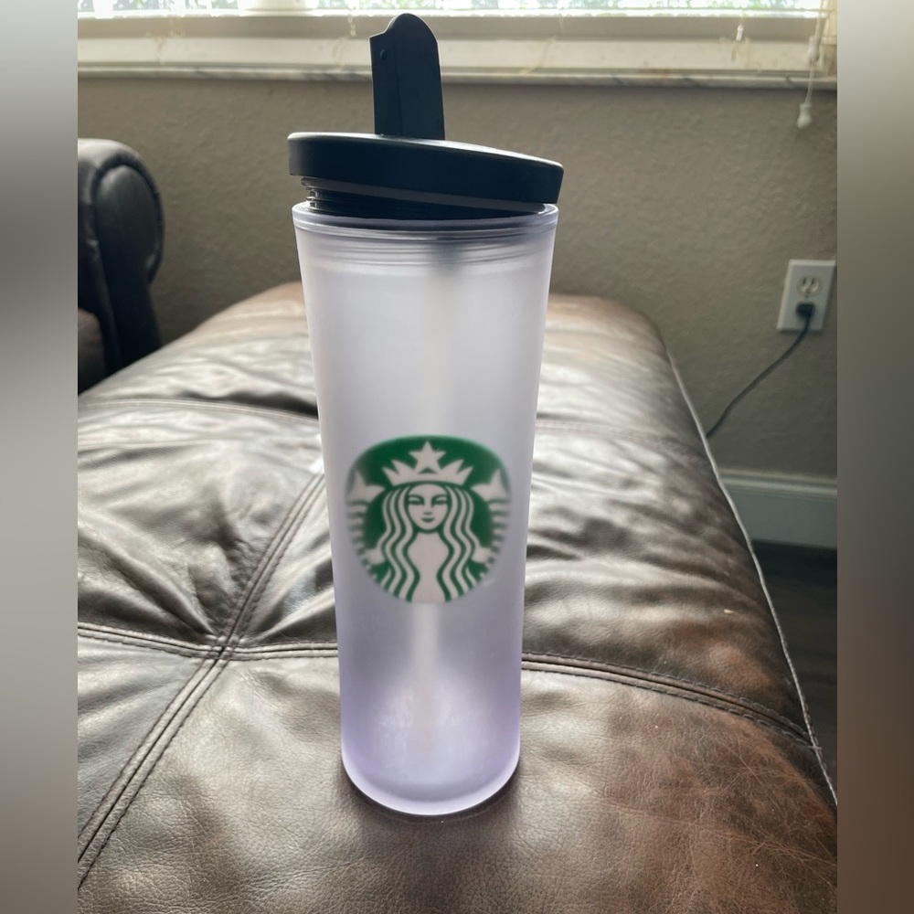 Starbucks iced coffee container. Great for your summer drink
